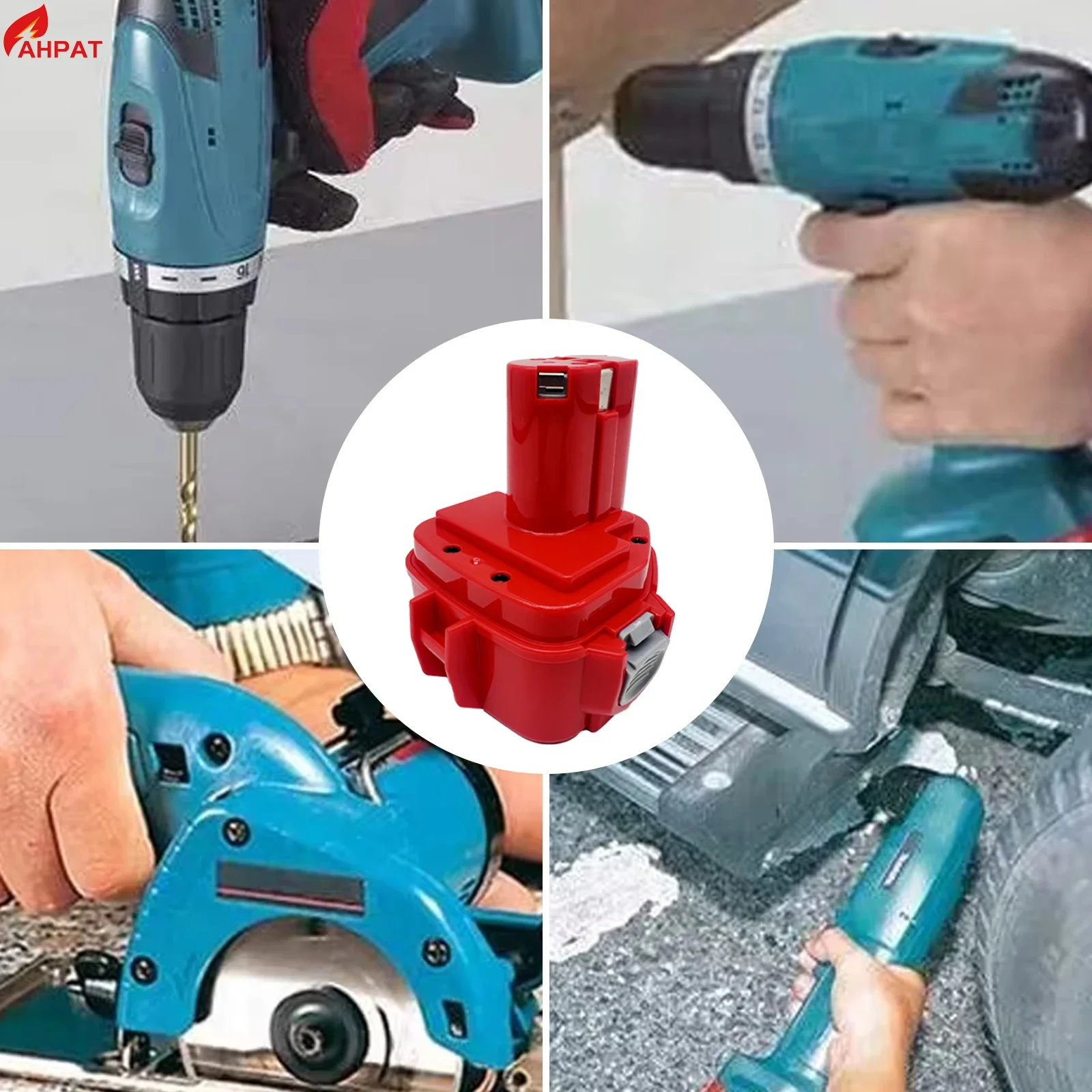 2026 12 فولت بطارية لماكيتا PA12 ni-mh بطارية 1200 1220 1201 1222 1233SA/B1235 192681-5 4800-12800 مللي أمبير بطاريات أداة السلطة #5