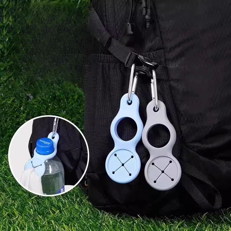 

3PC Portable Outdoor Water Bottle Hanging Buckle Beverage Bottle Portable Storage Hiking Buckle