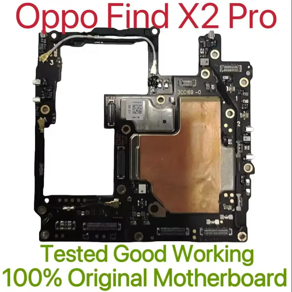 Global Version Original Unlocked Motherboard for Oppo Find X2 Pro Tested Circuit Plate Main Logic Board for Oppo Find X2 Pro