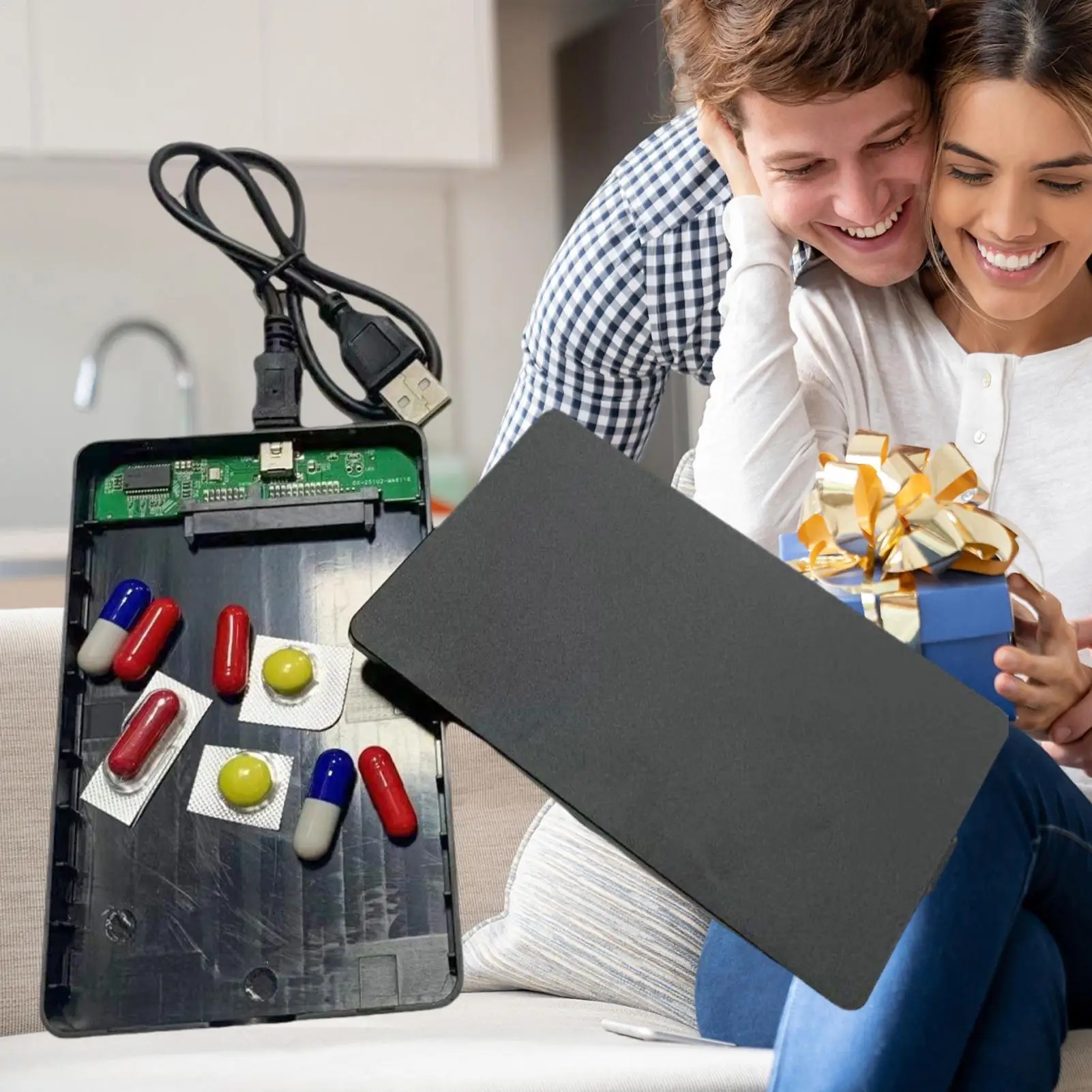 Секретный сейф, имитация диска, секретное хранилище, скрытая копилка для ценностей, ювелирные изделия, ключи от машины, наличный багаж, большая сумка в виде самолета