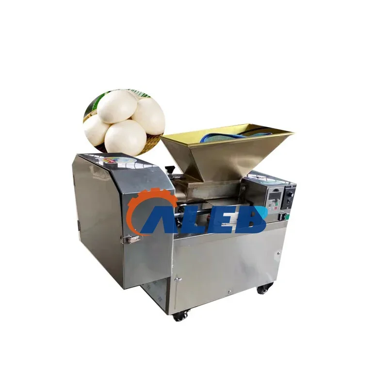 Dough Cutting Machine with air Compressor/ Bakery Use Dough Ball Dividing Machine/ Stainless Steel Large Capacity Dough Rounder