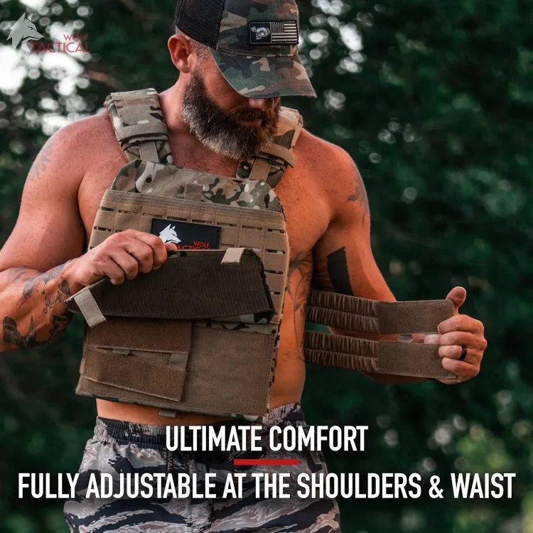 Adjustable Weighted Vest – WODs, Strength and Endurance Training, Fitness Workouts, Running