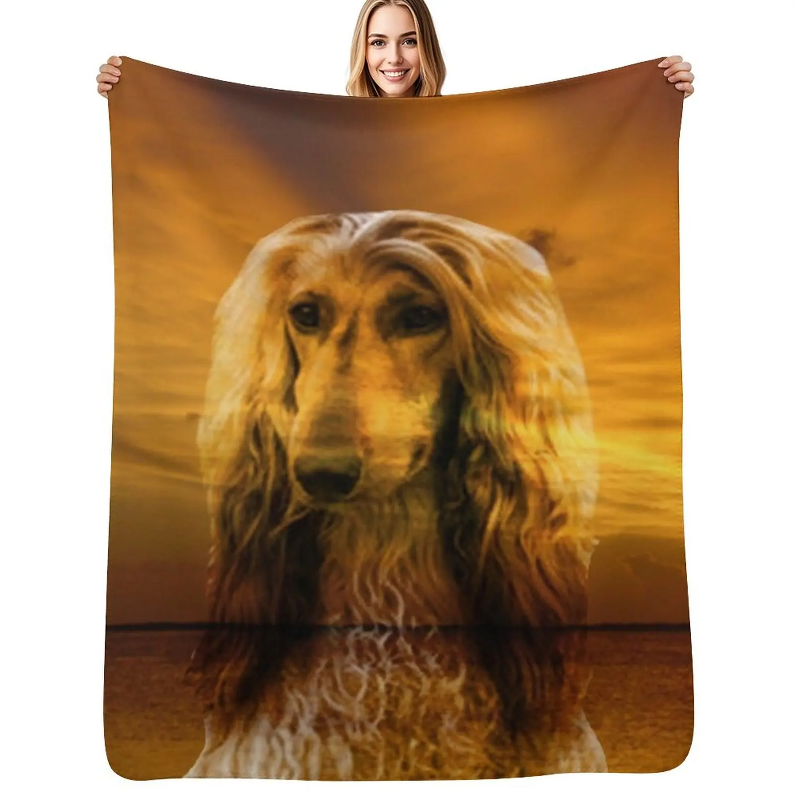 

Dog Afghan Hound Throw Blanket Thins Luxury Throw Blankets Sofas Of Decoration Baby Blankets