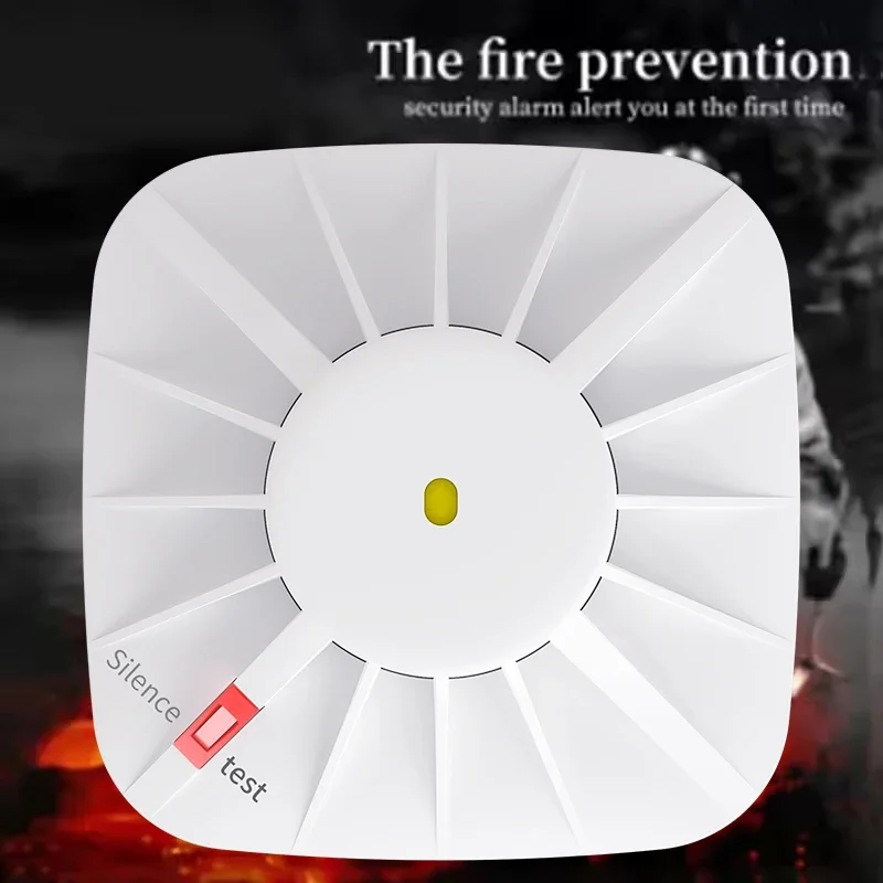 Smoke Detector Independent Sensor Smart Fire Alarm for Home Warehouse Security - Fire Protection Life Saver