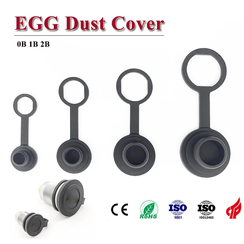 0B 1B 2B EGG Socket Waterproof Dust Cap REMO EGG Socket Dust Cover Compatible with REMO Aviation Connector Plastic 1pc 10pcs