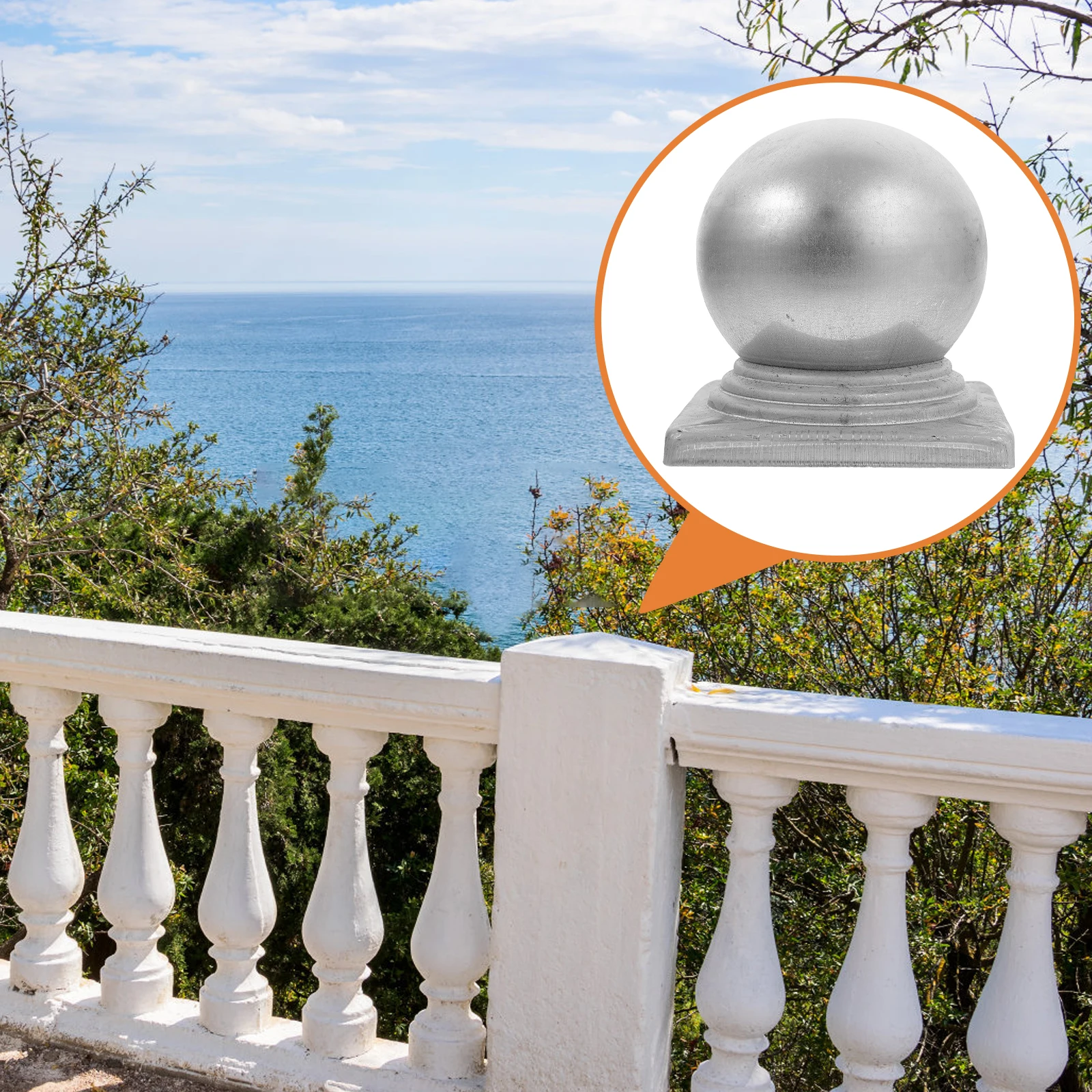 Stylish Metal Square Post Caps for Fence Rails Protective Top Cover Easy Fit for Garden Farmhouse Fencing Outdoor Railing