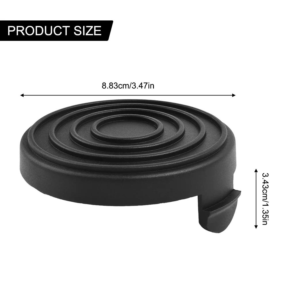 Trimmer Spools Cap Spools Cap Cover 1 PC Black For Einhell RTV 400 RTV 550/1 String Trimmer Parts High Quality