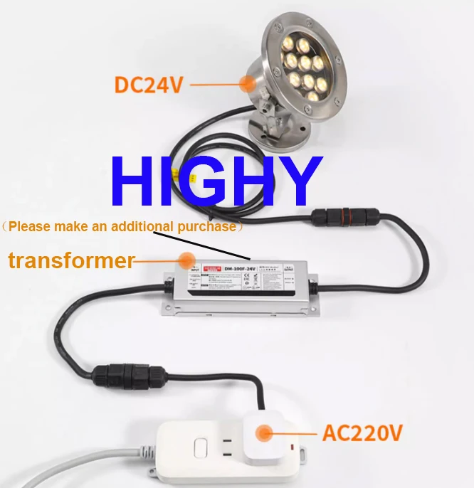 IP68 LED Underwater Light 3W 6W 9W 12W 18W 24W 36W RGB Night Lamp Outdoor Garden Swimming Pool Party Landscape DC 12V 24V