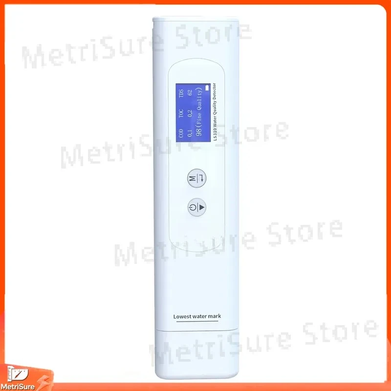 6 in 1 Water Quality Tester TDS EC pH ORP Temperature Conductivity Meter Digital Portable Multipurpose Water Testing Kit for