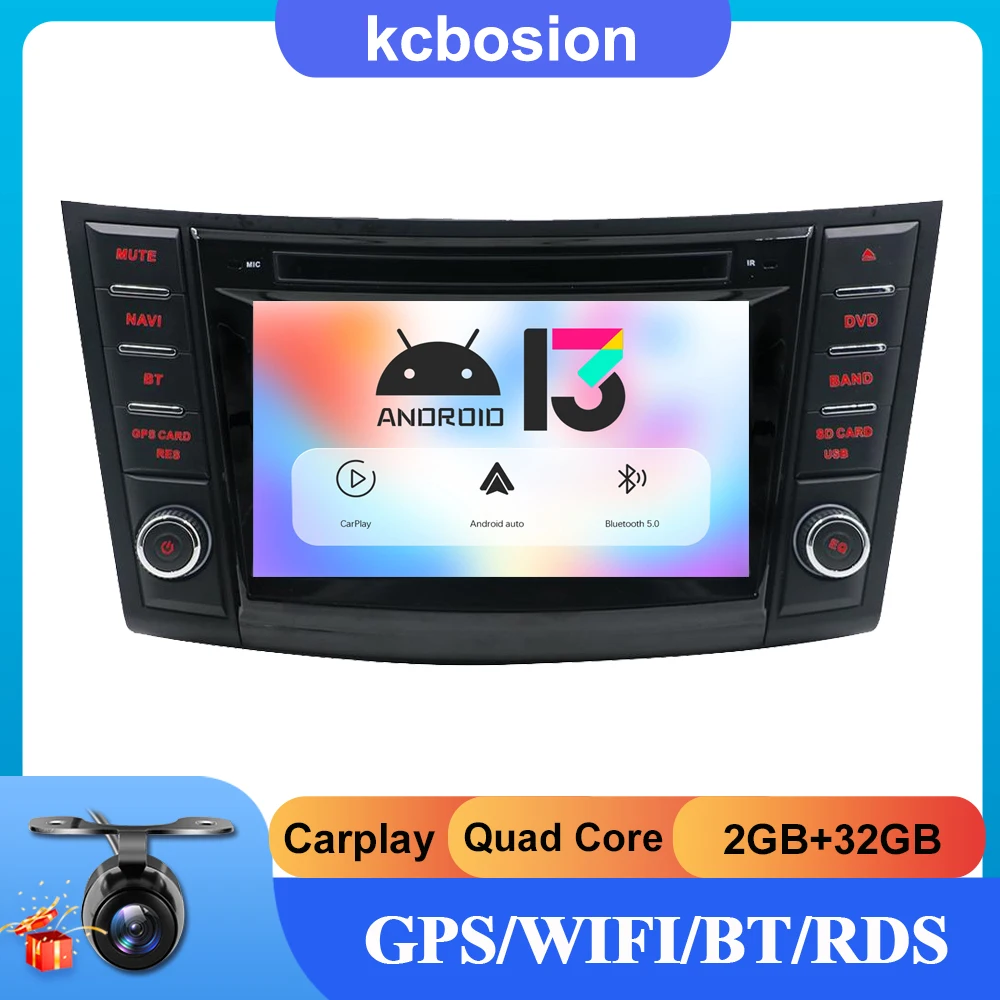 Android 14 autoradio per Suzuki Swift 4 2011 - 2017 lettore multimediale Auto Stereo navigazione GPS Carplay IPS DSP SWC autoradio