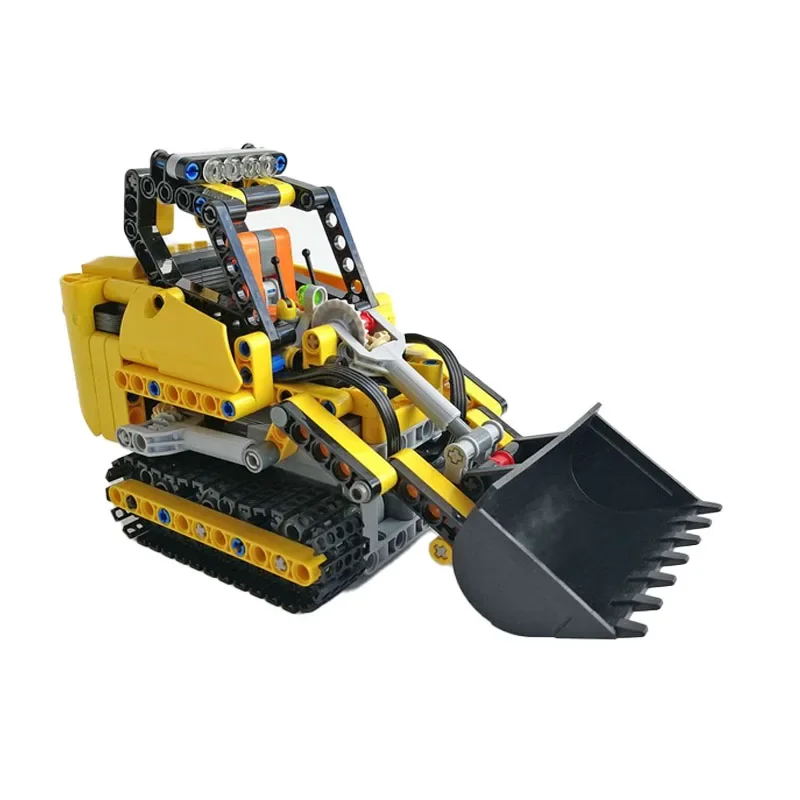 

Классический строительный блок MOC-17592, инженерный гусеничный маленький вилочный погрузчик, 358 шт., сборная модель высокой сложности, детская игрушка в подарок