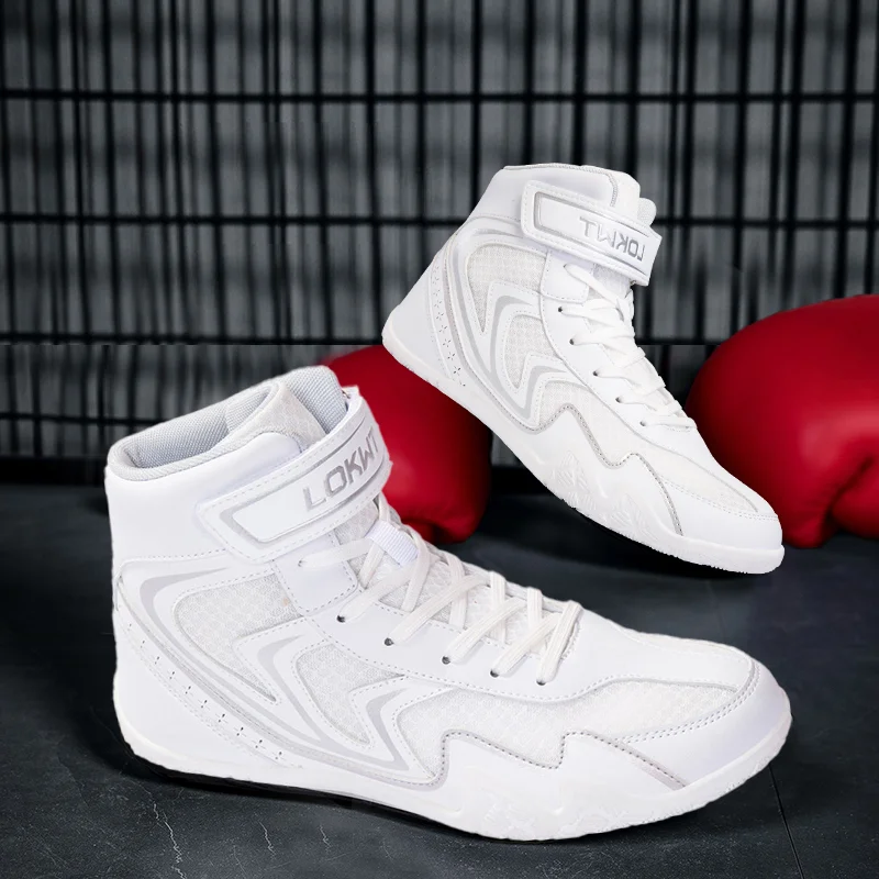 جديد المهنية أحذية المصارعة أحذية تدريب تنفس أحذية رياضية كاجوال محايد القتال الملاكمة أحذية رجالي أحذية الملاكمة