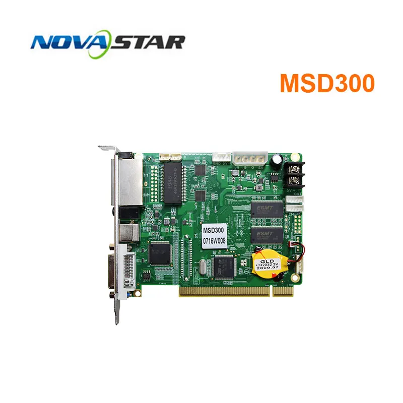 Controlador de pantalla de pared de vídeo LED RGB a todo color Novastar MSD600 msd300 NOVA tarjeta de envío y mrv336 mrv326 mrv366