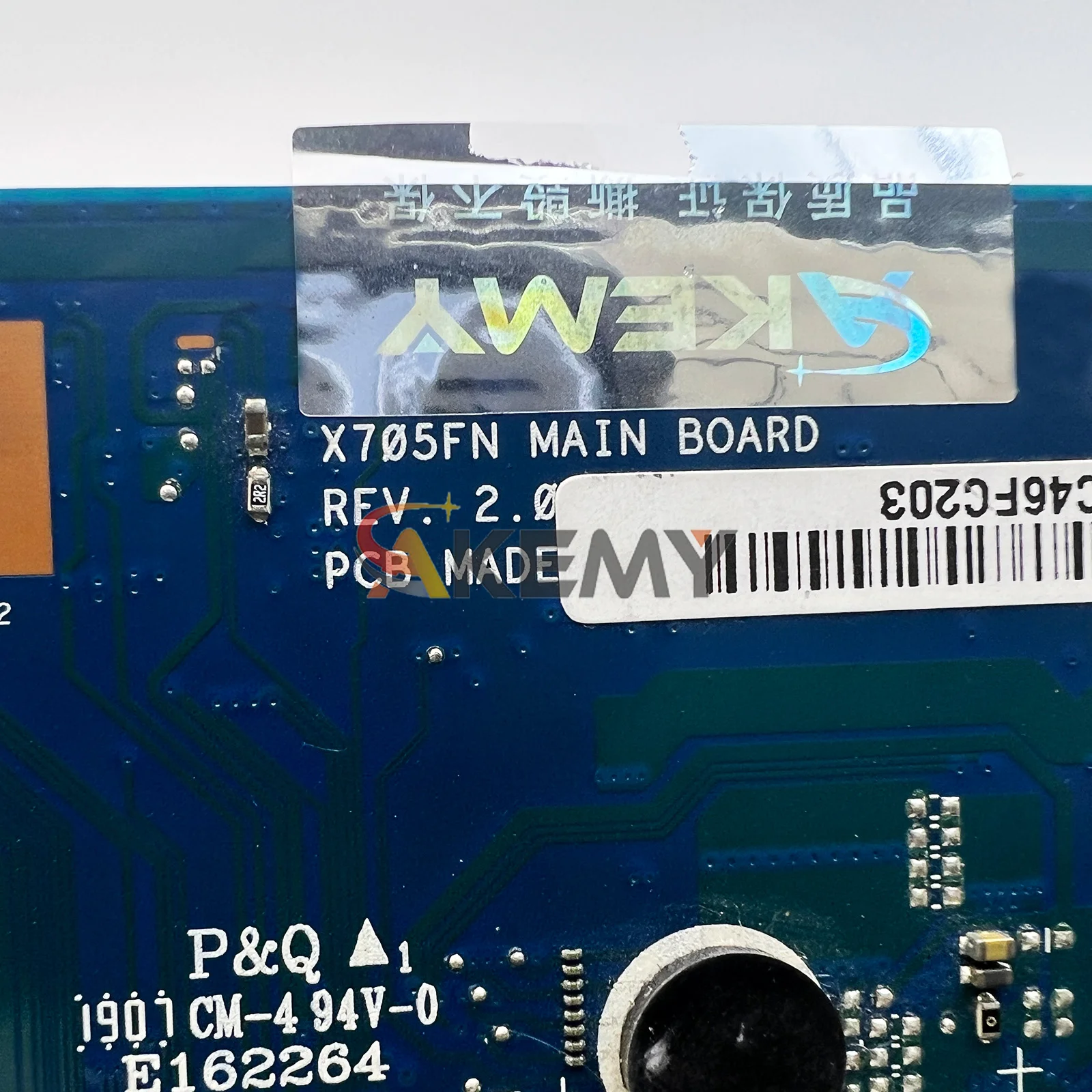 X705FN Laptop Motherboard For ASUS VivoBook X705F M705F X705FN N705F Notebook Mainboard With I3 I5 I7 CPU tests OK fast shipping