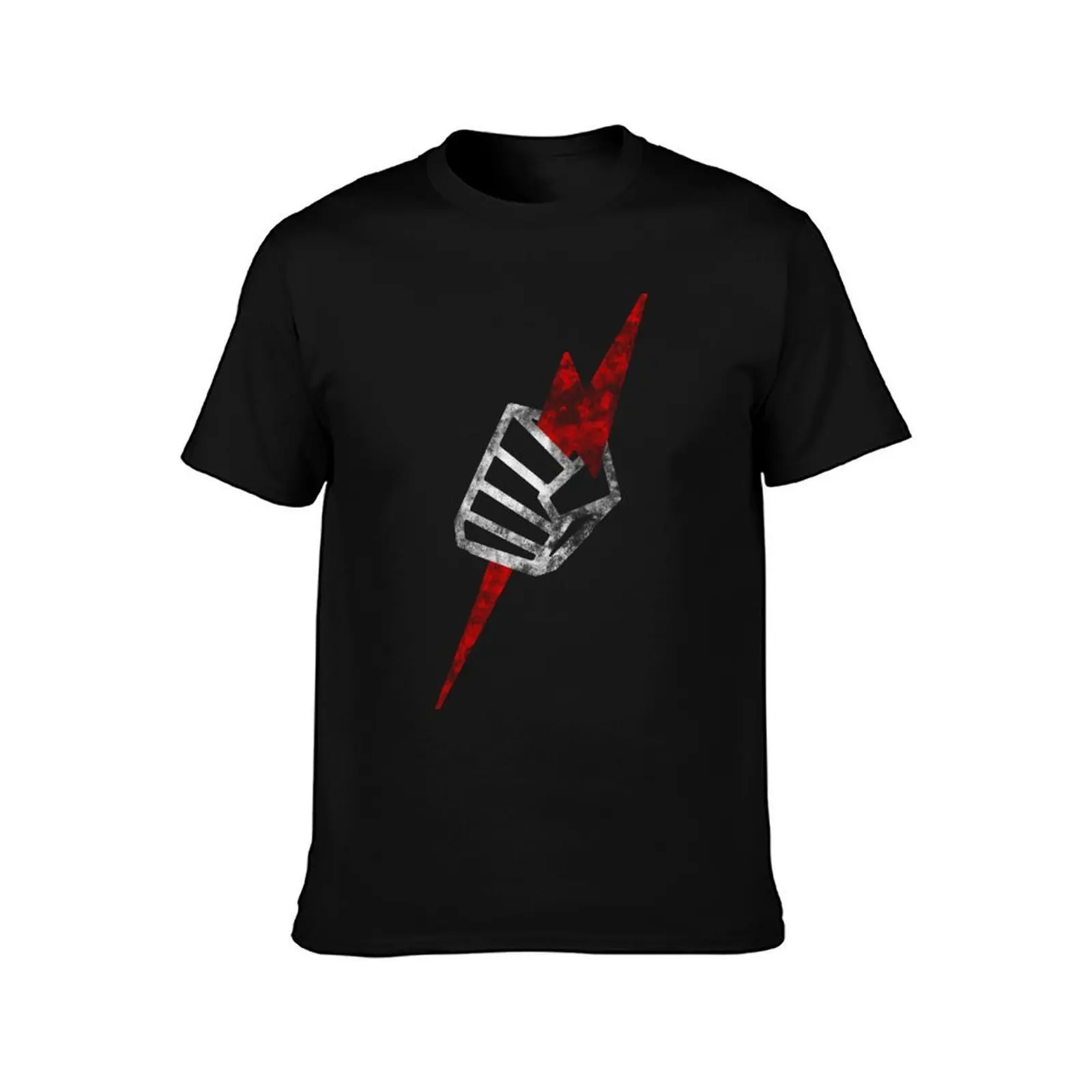 Pride Fist Distressed T-Shirt Heavy Duty Casual Work Tee T-Shirt