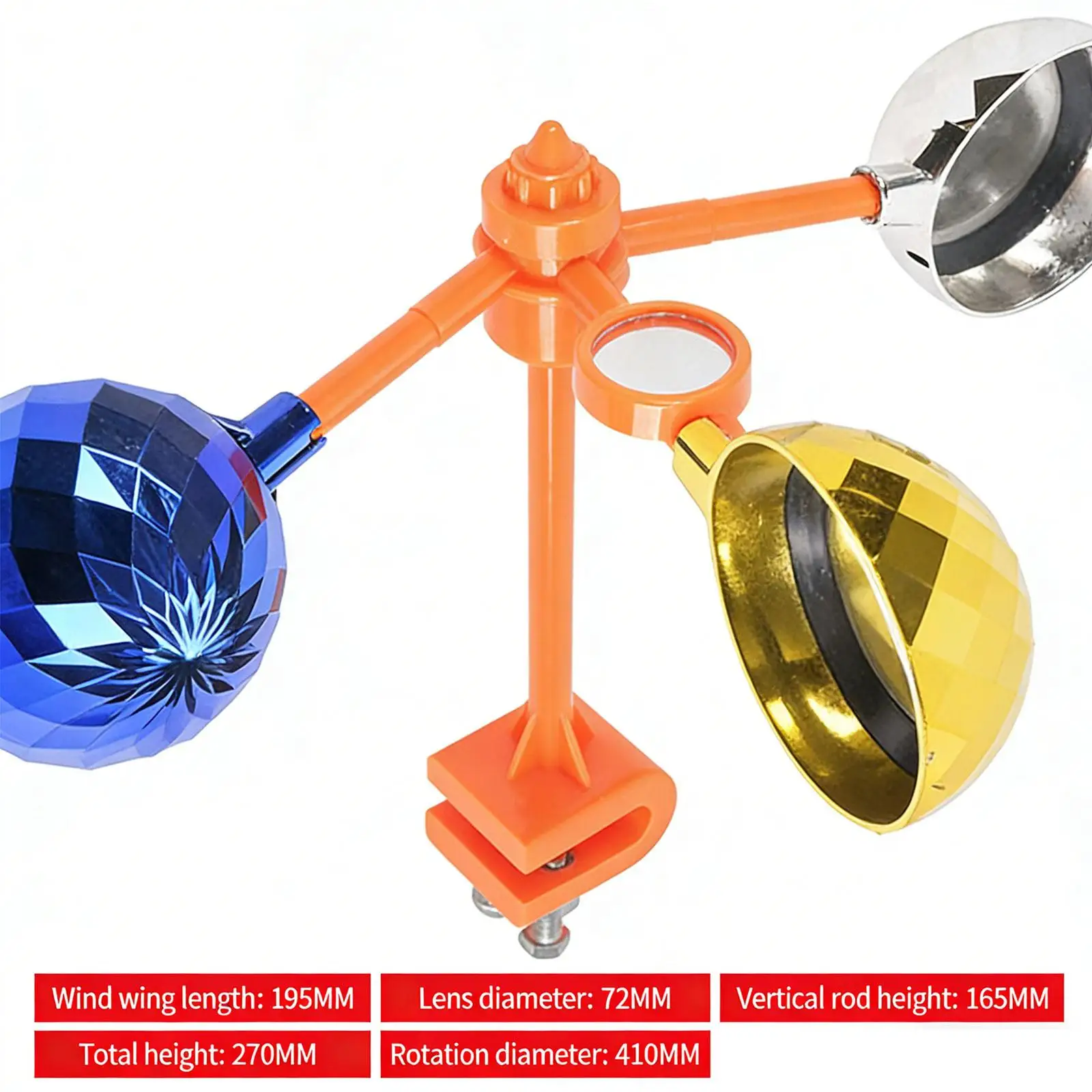 

Ветряная мельница-отпугиватель птиц из АБС-пластика для наружного применения: для садов и балконов, защита от голубей