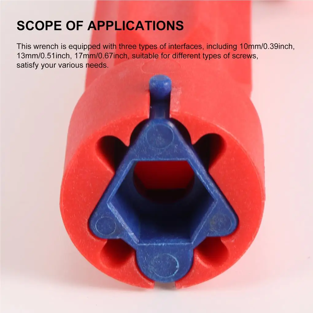 مفتاح إصلاح مقعد المرحاض 10/13/17 مللي متر العالمي عالي القوة تركيب مفتاح أدوات يدوية مكافحة الشريحة تركيب أداة الحمام المنزلي #5