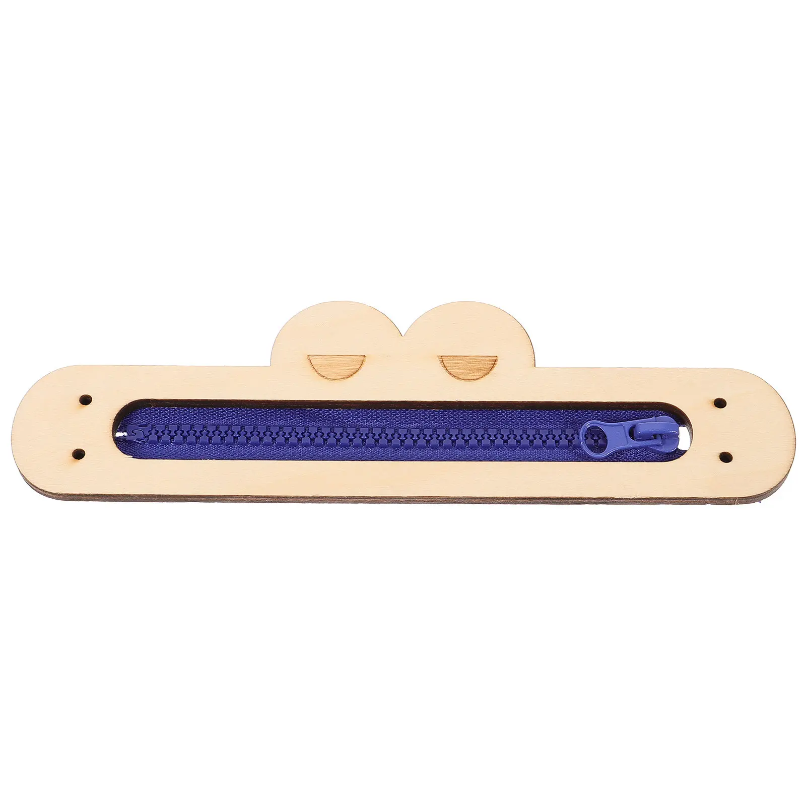 

Wooden Sensory Board Activity Board for Kids Frog Zipper Cartoon Design Early Education Learning Tool Interactive Developmental