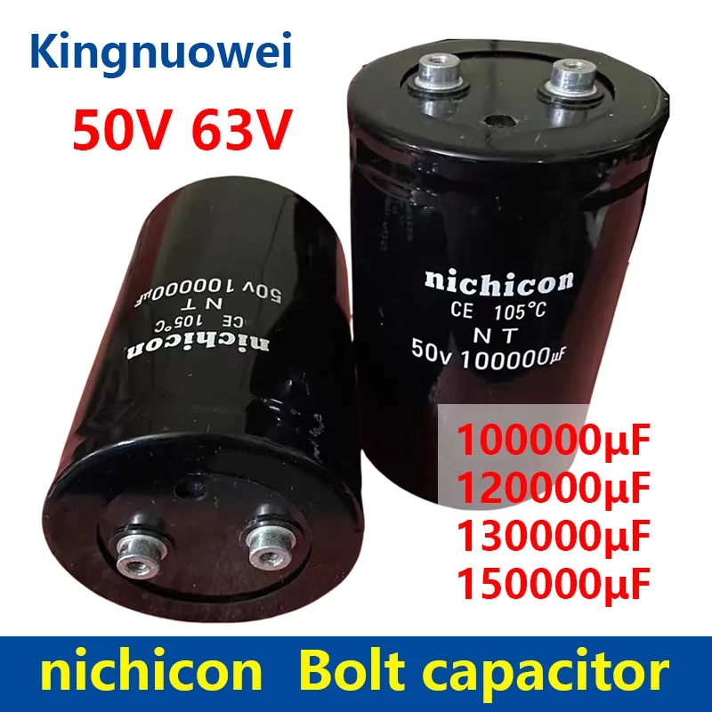 

nichicon 100000UF 120000UF 130000UF 150000UF Bolt Capacitor UPS Energy storage filtering frequency converter capacitor 50V 63V
