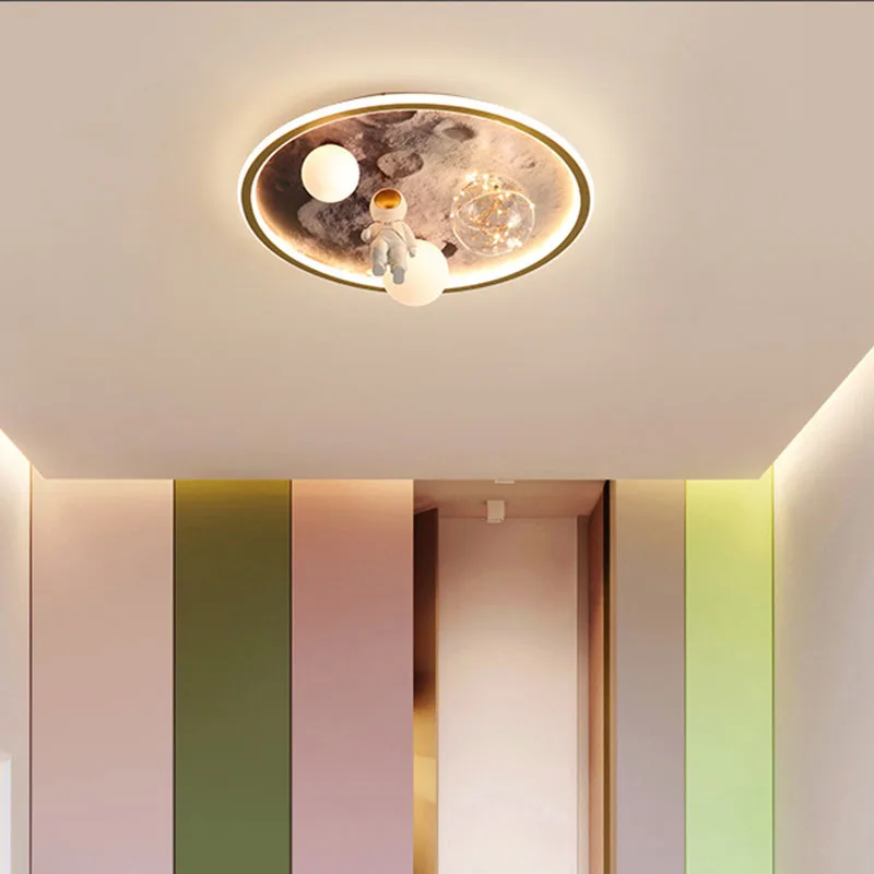 Plafonnier LED au design moderne, luminaire décoratif d'intérieur, idéal pour un salon, une salle à manger ou une chambre d'enfant