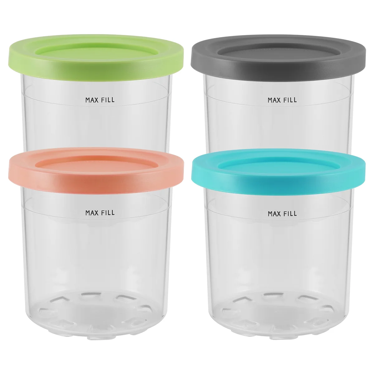 Ice Cream Pints Cup, Ice Cream Containers with Lids for Creami Pints NC301 NC300 NC299AMZ Series Ice Cream Maker