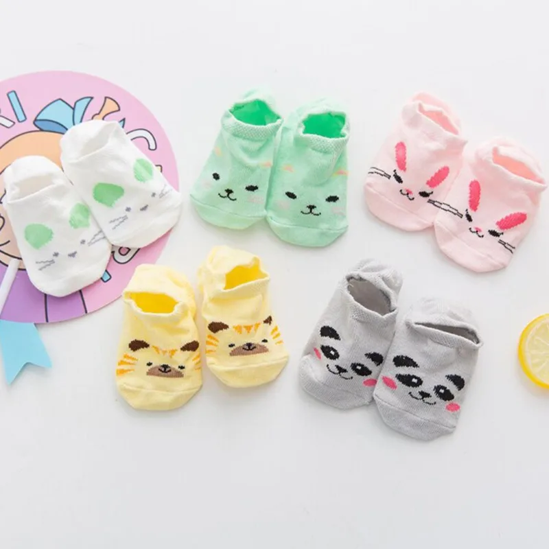 Children's Socks Slipper Baby Girls Boys Anti Slip Kids Toddlers Gift Clothes Infant Stuff Cartoon Animal Newborn Accessories