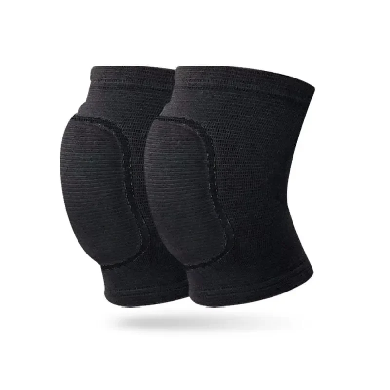 Sports Compression Knee Pads Elastic Knee Protector Thickened Sponge Knee Brace Support for Dancing Workout Training