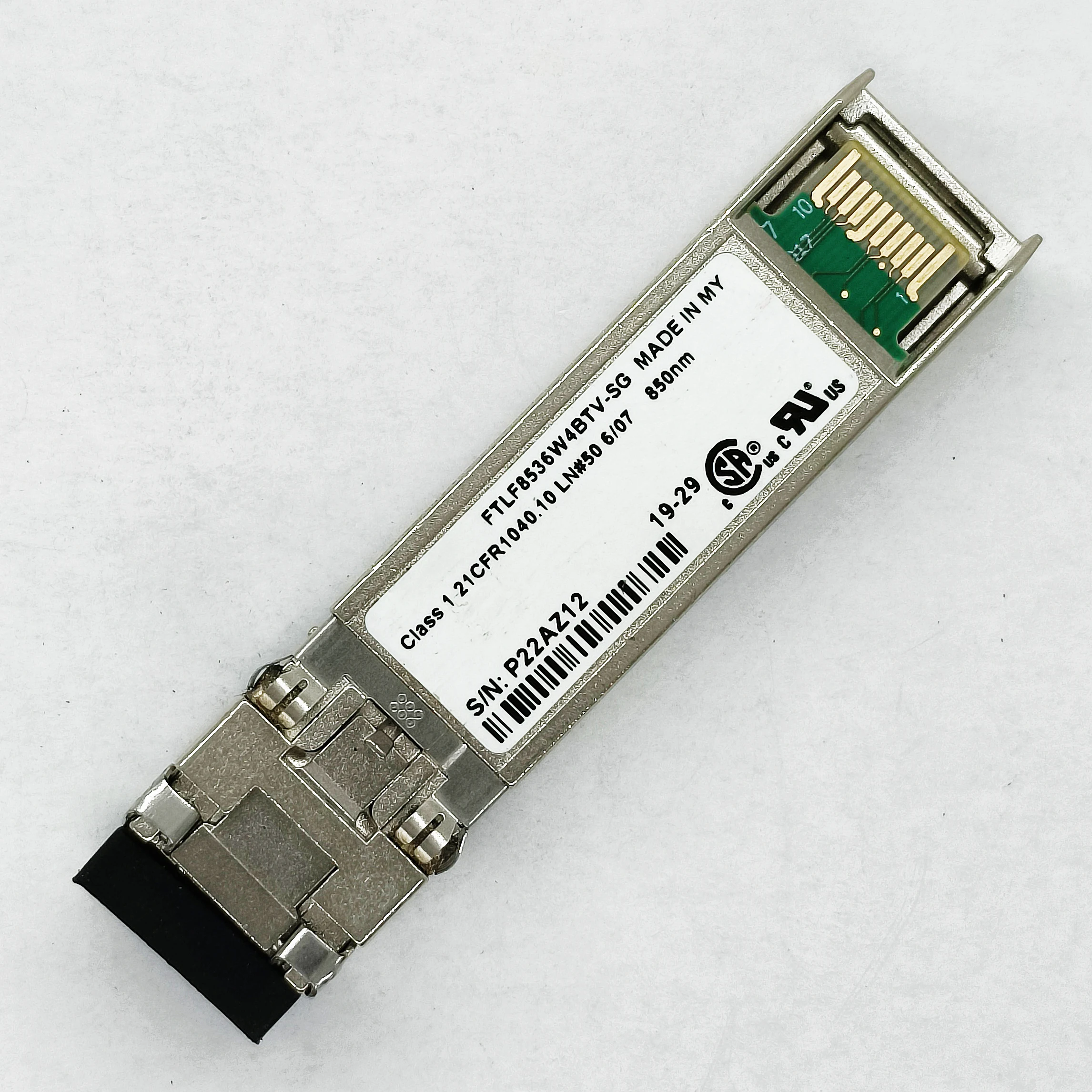 ของแท้สำหรับ Finisar 25GE FTLF8536W4BTV-SG 850nm sr 0.1กม. 100ม. SFP28มม. ตัวรับส่งสัญญาณสองทาง