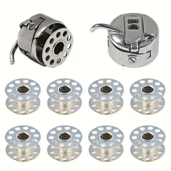 Bobbin Case and Metal Bobbins for Brother Singer Home Sewing Machine Sewing Accessories Tools