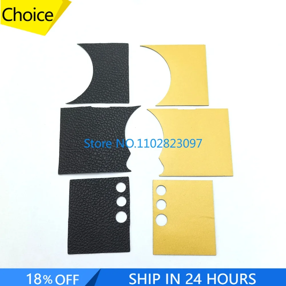 

A set of 3PCS NEW Repair Part For Fujifilm Fuji X-E4 XE4 Camera Body Front Cover Hand Grip + Left Side Thumb Leather Rubber Part
