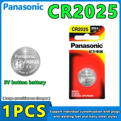 1Pcs Original Panasonic CR2025 3V Lithium Battery KCR2025 For Car Remote Control Watch Motherboard Scale Button Coin Cells