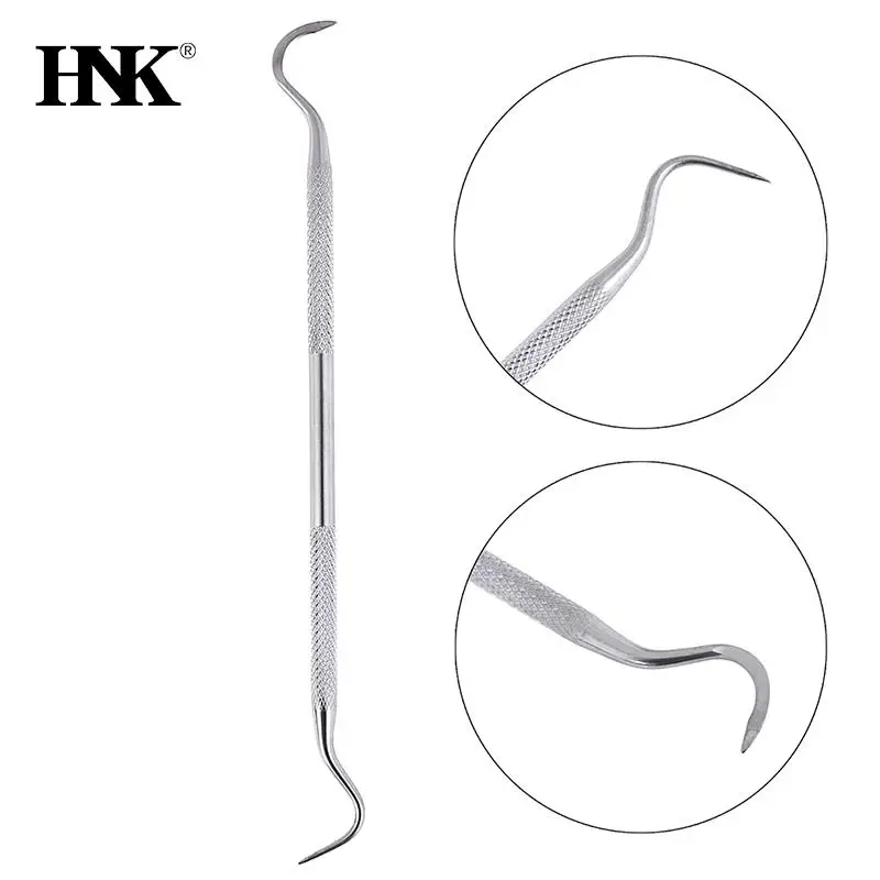 

1PCS Stainless Steel Double Ends Dentist Teeth Clean Hygiene Explorer Probe hook Pick Dental Tool Products