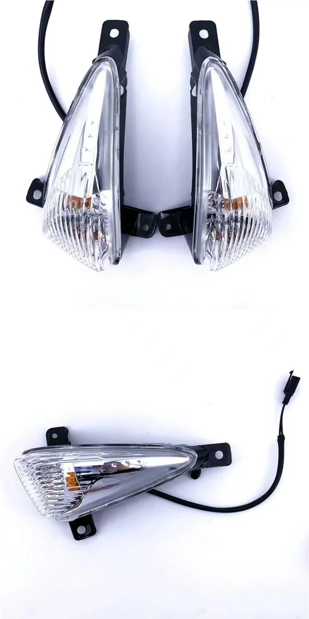 Motocicleta frente Fender Light, Side Turn Signal, Lâmpada indicadora para Suzuki GW250 Inazuma Haojue