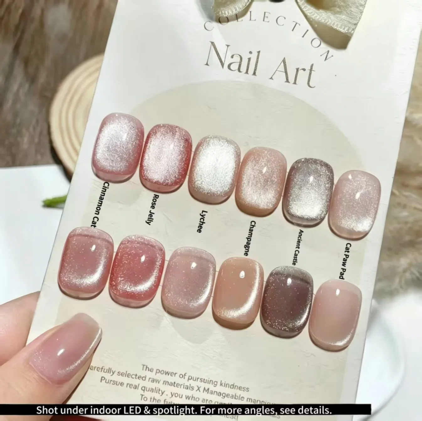 1-6pcs MIss comoy15ml Extra Large Pink Cat Eye Gel Polish 2026 Hot Sale White Spar Champagne Nude Porcelain White Nail Art Salon