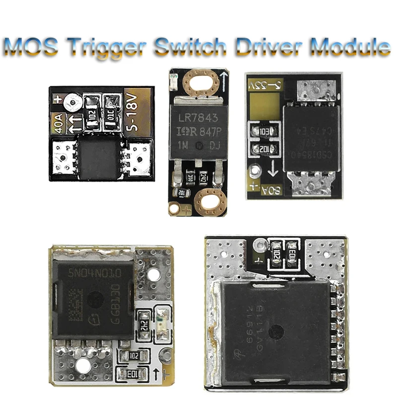 40/80/160/200/300A Mini High Power MOS Trigger Switch Driver Module Field Effect Tube PWM Regulation Electronic Switch Control