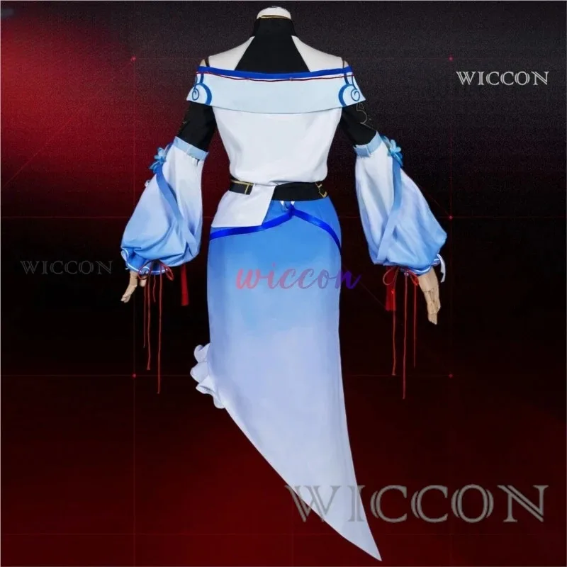 

Jingliu Cosplay Costume NEW Style Honkai: Star Rail Carnival Uniform Wig Anime Halloween Costumes Women Game Role Playing FHY7GH