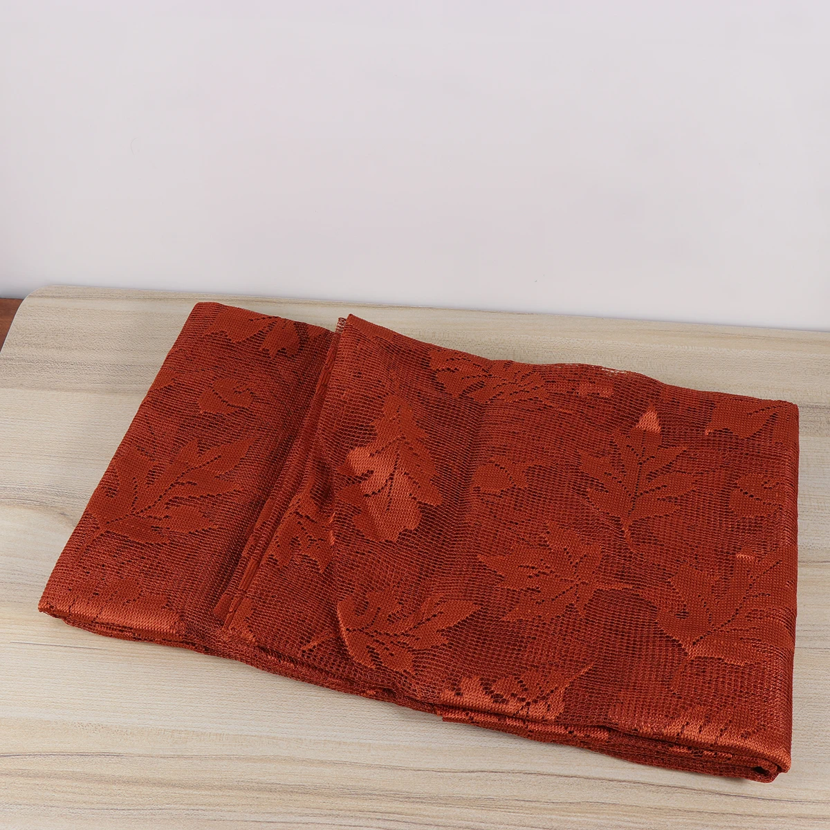 

Lace Table Cloth Maple Leaf Pattern Family Gathering Thanksgiving Decor Premium Material Home Decoration
