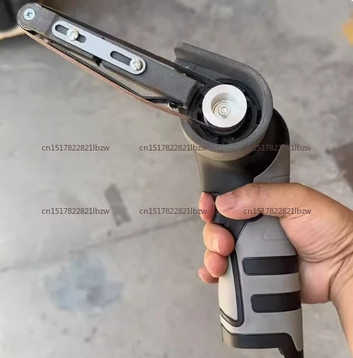 Electric Mini Sander Sand Machine Pipe Sander Polisher Belt Grinder 6500RPM Variable Speed for Wood Metal Plastic