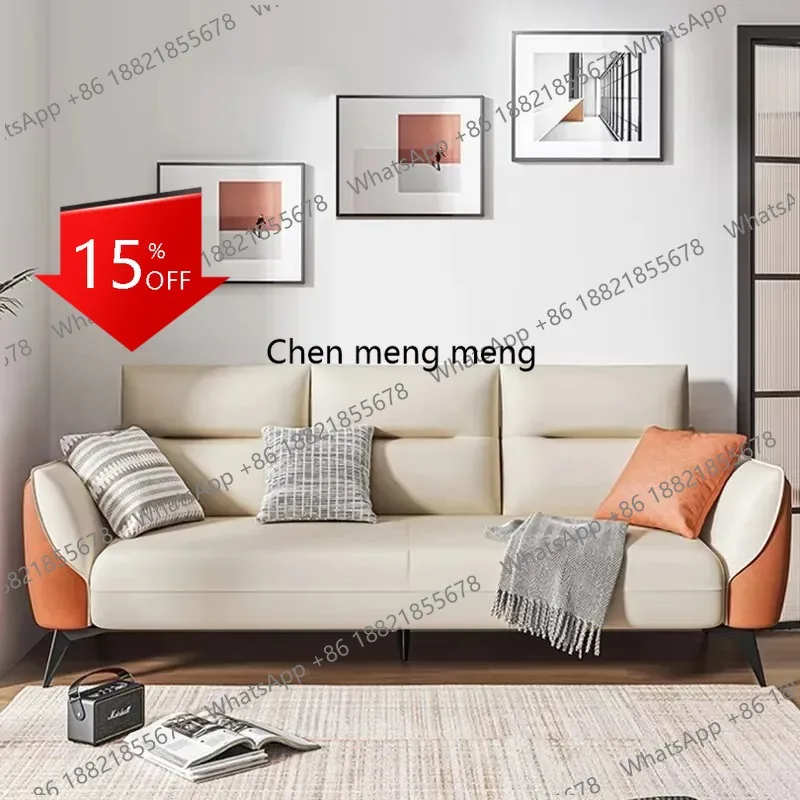 

Q181 Salon Wood Unique Sofa Soft White Comfortable Foam Wood Lounge Puffs Sofa Modern Comfortable Lounge Divano Trendy Furniture