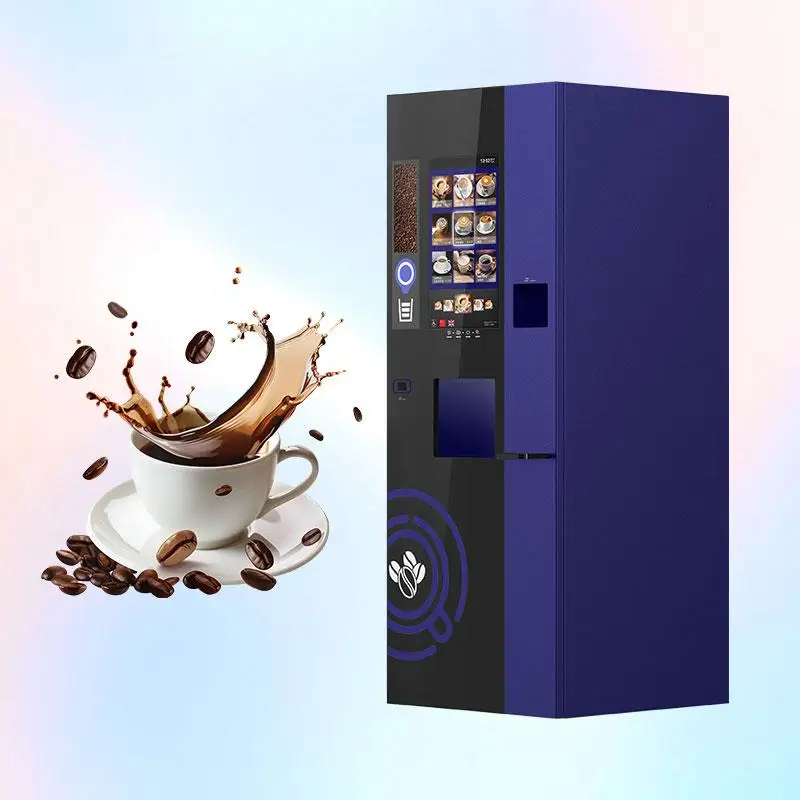 FOODLINE Coastal Street Coffee Vending Machine Sun Protection Cover Waterproof Touch Panel Ground Coffee Seller