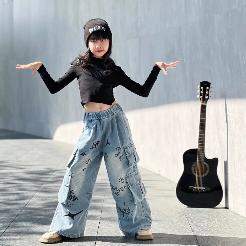 

Girls' Jazz Dance Costumes, Runway Shows, Group Dance Performance Costumes, Fashionable Street Dance Performance Sets