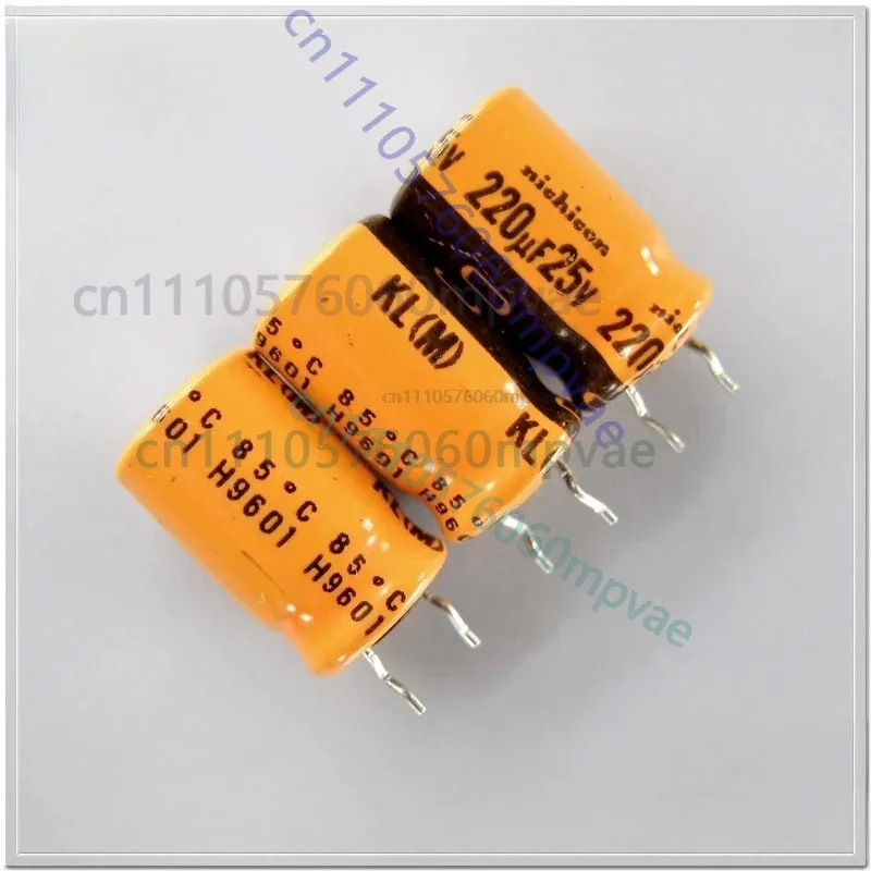 

Электролитический конденсатор Nichicon Orange Peel old KL 220uF/25V с низким уровнем утечки, Япония