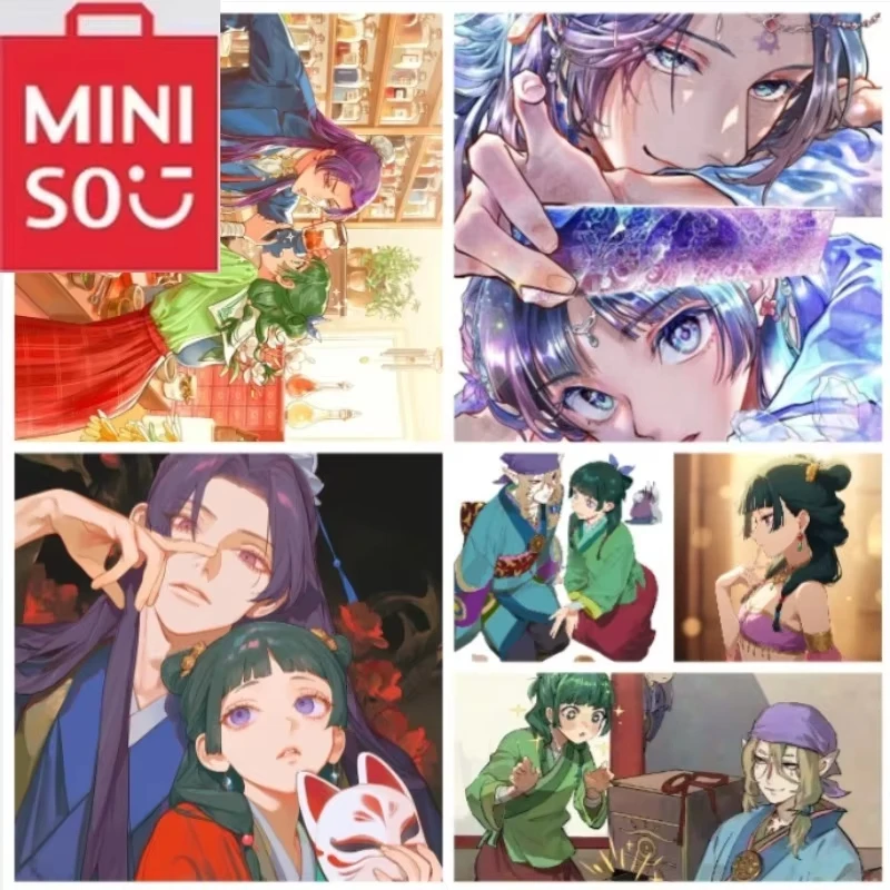 

MINISO 5D DIY «Дневники аптекари» аниме алмазная живопись настенное искусство полная дрель мозаика вышивка домашний декор подарок