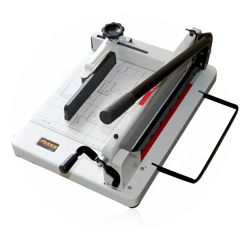 A4 Paper Cutter Blade Manual Labor Saving Wear-resistant Ink with Clear Scale Marking Easy to Use for School Home Office