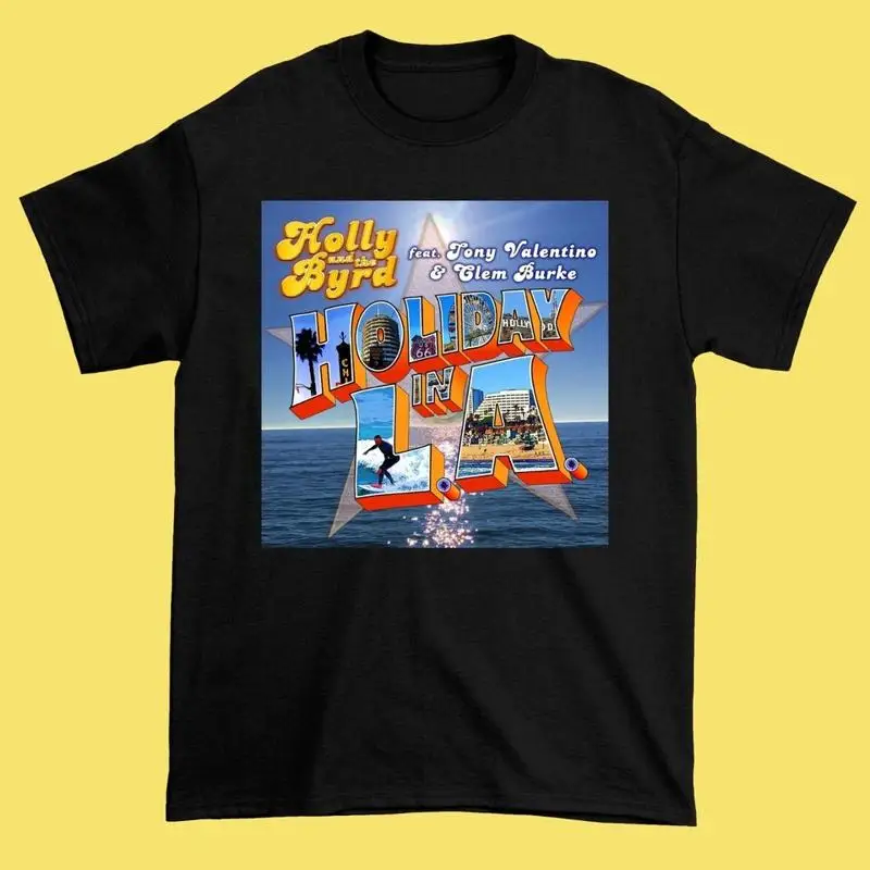 NEW Clem Burke Holiday In L A Black T Shirt  All size
