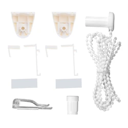 17mm Roller Blind Repair Fittings Bead Chain Pulley Spare Clutchs Bracket for Curtain Rods Roller Blind Controller 9pcs Dropship