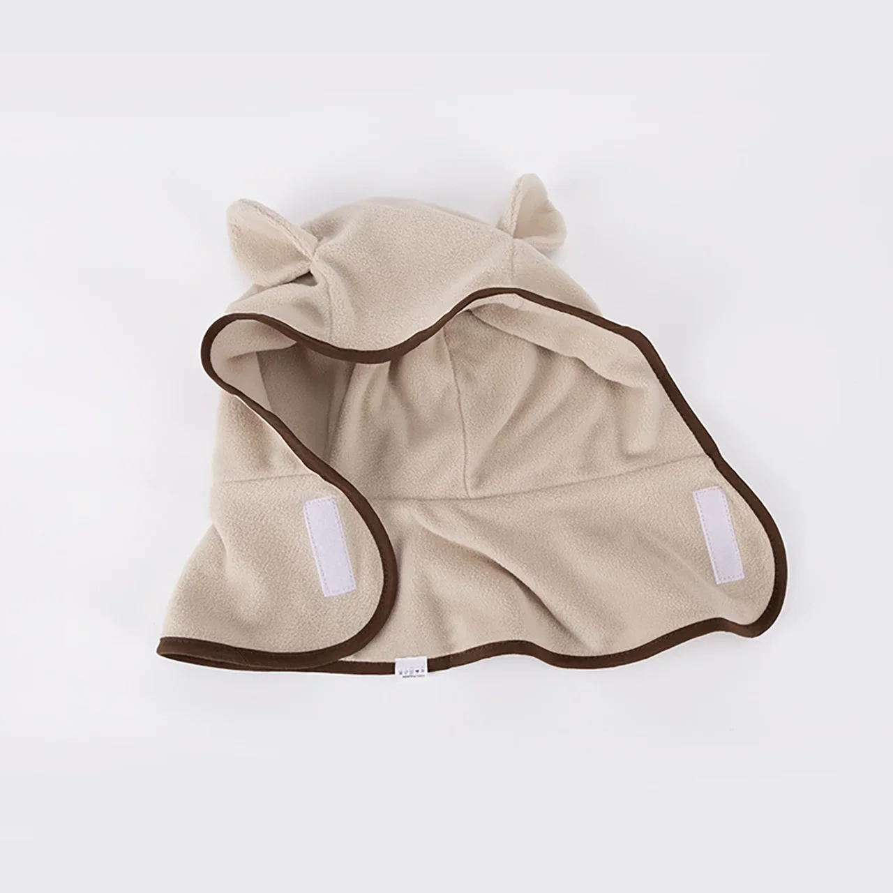 Inverno quente bebê uma peça cachecol chapéu bonito meninos meninas boné de proteção de orelha gorro à prova de vento velo criança crianças chapéus com capuz