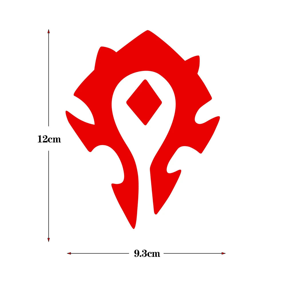 Car Styling WOW Horde Game Reflective Car Sticker Decor Motorcycle Car Body Window Fuel Tank Exterior Accessories Creative Decal