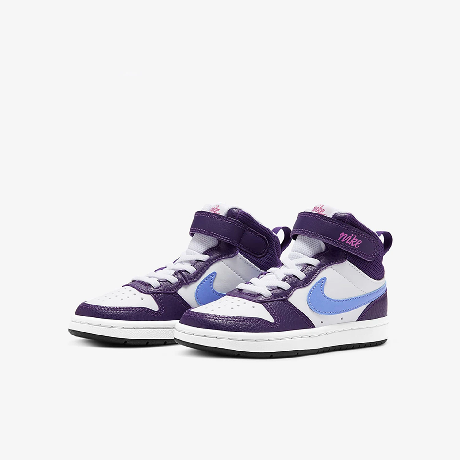 

Nike Authentic Mid 2 Kids Mid-Top Velcro Sports Fashion Sneakers CD7783-106