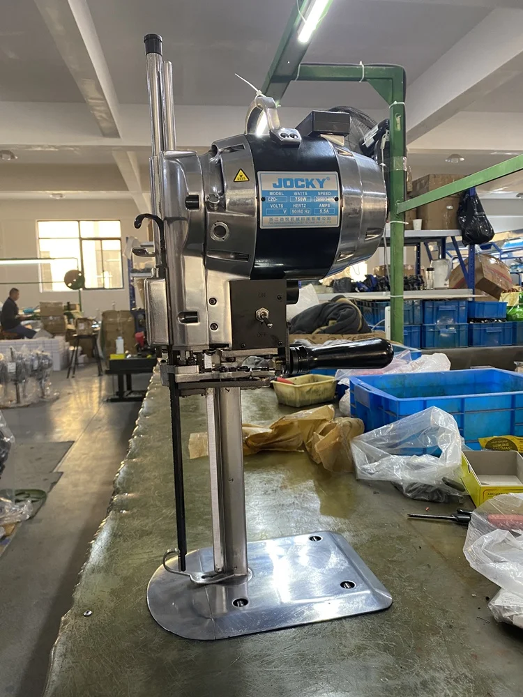 Máquina de Corte de Tecido JOCKY CZD-3 750w com Faca Reta de 8 e 10 Polegadas com Afiação Automática - Preço Imperdível